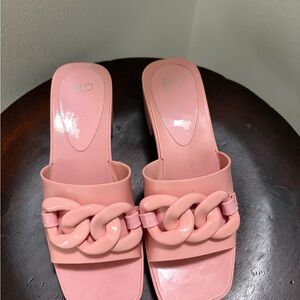 Women's Pink Slide Sandals